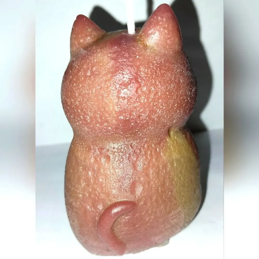 Hand crafted limited edition catcandle from our Cat Lady candle collection